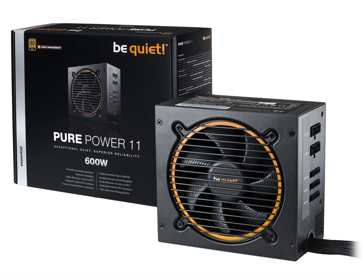 EAN 4260052186398 - be quiet! Pure Power 11 600W CM unidad de fuente de alimentación 20+4 pin ATX ATX Negro imagen 3