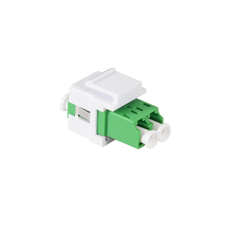 Logilink Fiber Adapter Lc Duplex, 12 Pieces, Without Flange, Verde