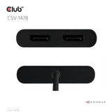 EAN 8719214472993 - CLUB3D CSV-1478 divisor de video USB Tipo C 2x DisplayPort imagen 13