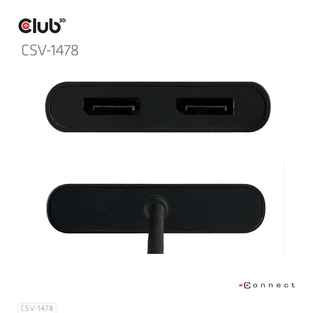 EAN 8719214472993 - CLUB3D CSV-1478 divisor de video USB Tipo C 2x DisplayPort imagen 14