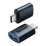 EAN 6932172605650 - Baseus ZJJQ000003 cambiador de género para cable USB Type-C USB-A 3.2 Gen 1 Azul imagen 1