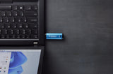 Kingston Ironkey Vault Privacy 50 256 Gb, Lápiz Usb Celeste/Negro