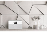 Kenwood Cr-M80dab Dab+ Radio, Grosses Tft Farbdisplay, Bluetooth Blanco