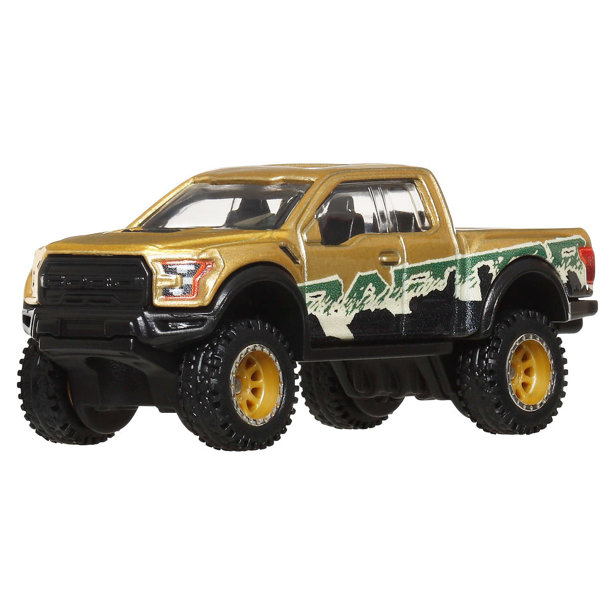 Hot Wheels Premium Car Culture Off -Road Vehicle 17 Ford F150 Raptor, Vehículo De Juego Jbk70