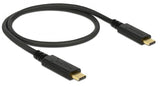 Delock 85529 Cable Usb 3.1 Gen 2 (10 Gbps) Type-C A Type-C 0,5 M Pd 5 A E-Marker