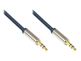 EAN 4014619718467 - Alcasa GC-M0039 cable de audio 1 m 3,5mm Azul imagen 1