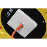 Tambor De Cable Lan Inline, Cat.6a, S/Ftp, 80 M