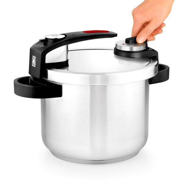 Olla A Presión Tekna A185602 Ø22cm 6l Acero Inoxidable Apta Para Inducción