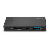 EAN 4002888433365 - Lindy 43336 base para portátil y replicador de puertos Alámbrico USB 3.2 Gen 1 (3.1 Gen 1) Type-C Negro imagen 6