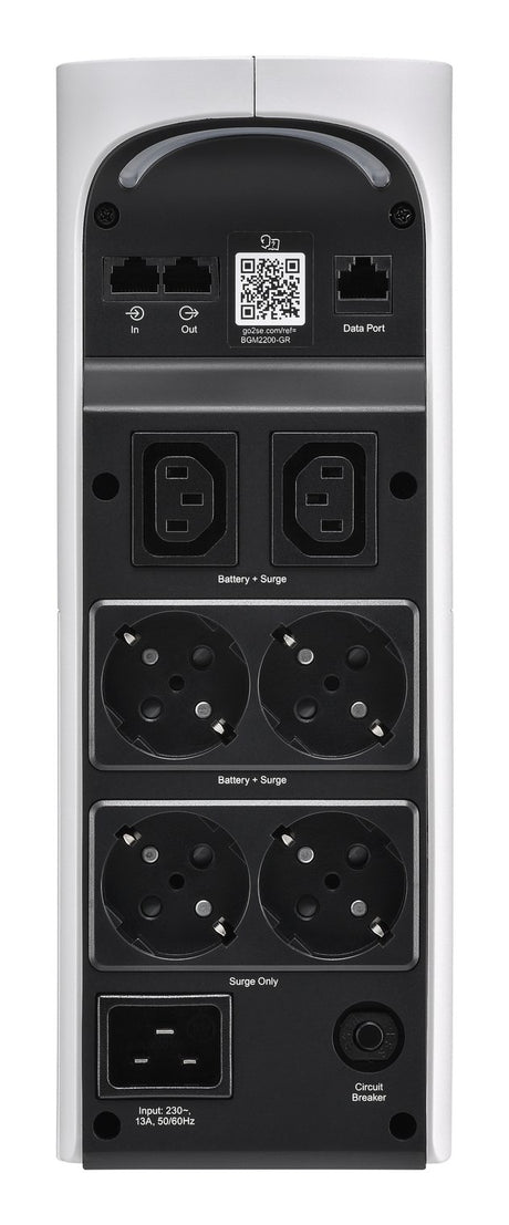 EAN 0731304634775 - APC BGM2200-GR sistema de alimentación ininterrumpida (UPS) Línea interactiva 2,2 kVA 1320 W 6 salidas AC imagen 2