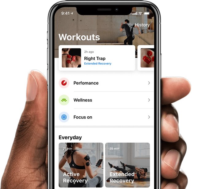 Theragun Powerdot 2.0 Duo Estimulador Muscular Electrónico Unidad De Electrodos Rojo