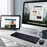 Ewent Pack Teclado + Raton Inalambricos - Receptor Usb-A 2.4hz - 1000dpi - Disposicion Portuguesa Qwerty Pt - Incluye