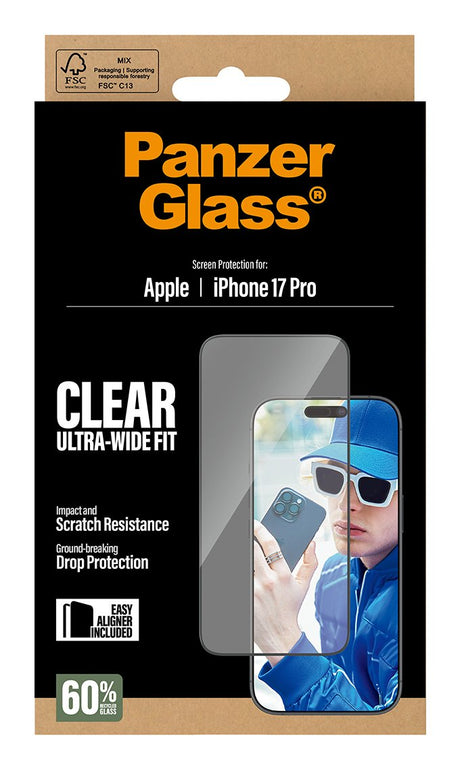 EAN 5715685025815 - PanzerGlass ® Screen Protector iPhone 17 Pro | Ultra-Wide Fit w. EasyAligner Protector de pantalla Apple  imagen 3