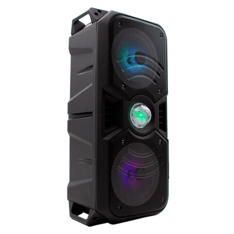 Lauson Llx33 Negro Altavoz Inalámbrico Portátil 70w Bluetooth Karaoke Fm Luces Usb Sd
