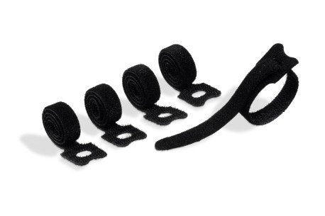 Durable Cavoline Grip Tie Presilla Brida De Velcro Negro 5 Pieza(S)