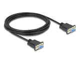 Delock 86825 Cable Serie Rs-232 D-Sub9 Hembra A Hembra 3 M