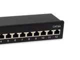 Equip Patchpanel 12x Rj45 Cat6a Ftp 1he Premium Negro