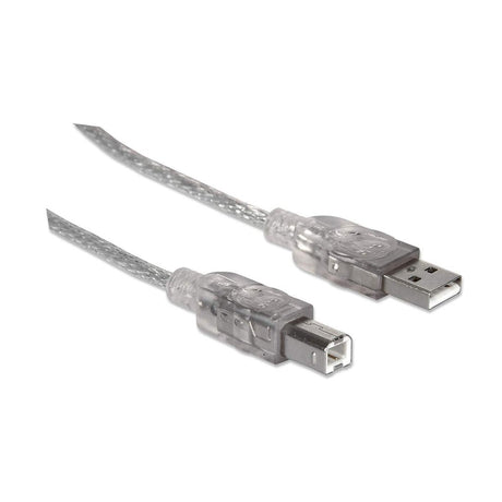 EAN 0766623345408 - Manhattan 345408 cable USB USB 2.0 5 m USB A Plata imagen 2