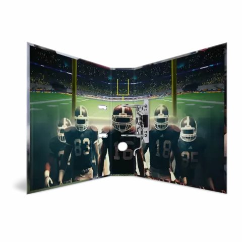 Carpeta Herma A4 Cartón Fútbol Americano