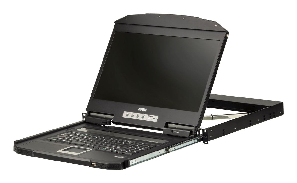 EAN 4710469344145 - ATEN CL3100NX consola de rack 47 cm (18.5") 1366 x 768 Pixeles Metal, Plástico Negro 1U imagen 1