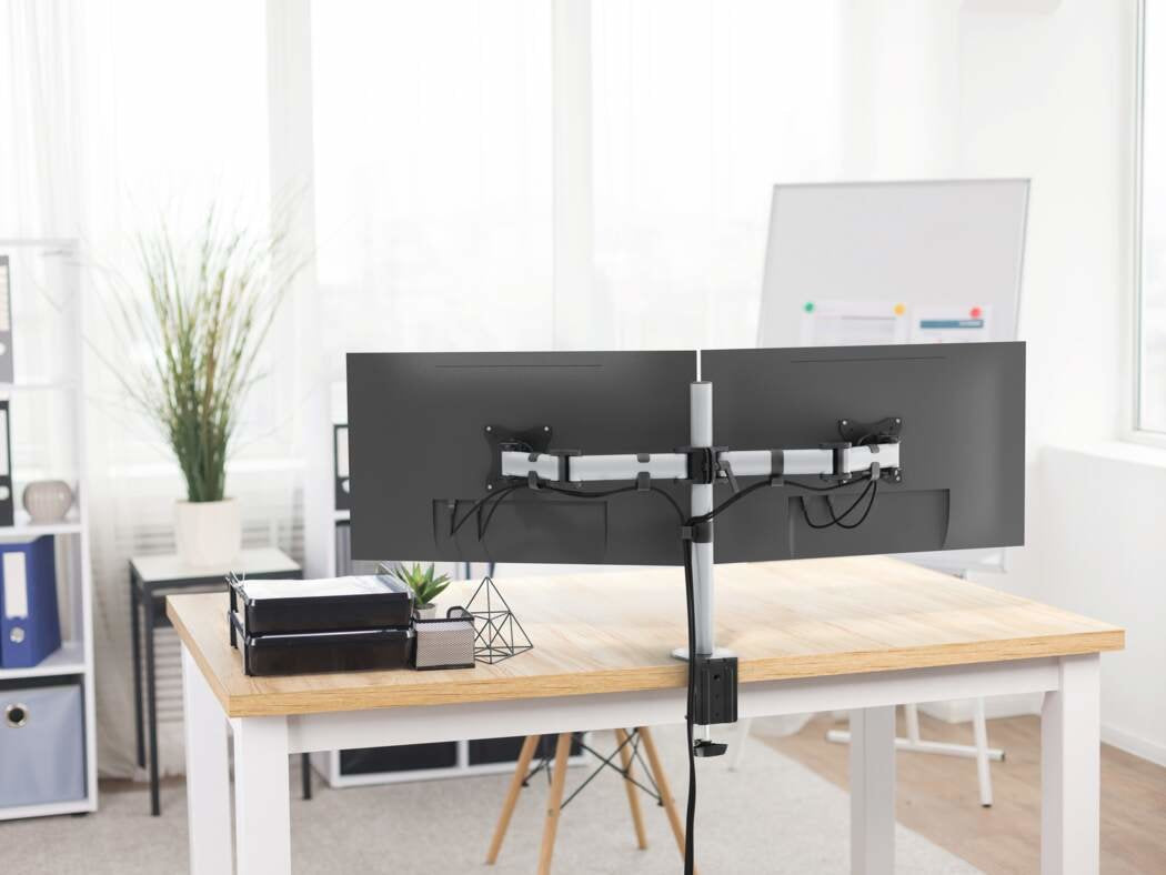 Durable 509523 Soporte Para Monitor 68,6 Cm (27") Plata Pared