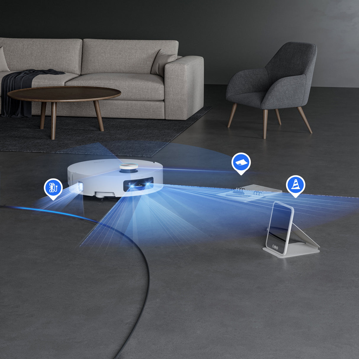 Vacuum Cleaner Robot Aqua10/Ultra Track Rlr81ce-Wh Dreame