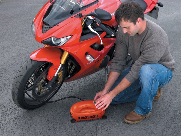 Black+Decker Compresor Asi200-Xj, 8.27bar, Bomba De Aire Asi200-Xj