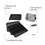 EAN 8713016091451 - Princess 182065 Sencillo 10 L Independiente 1500 W Freidora de aire caliente Plata imagen 57