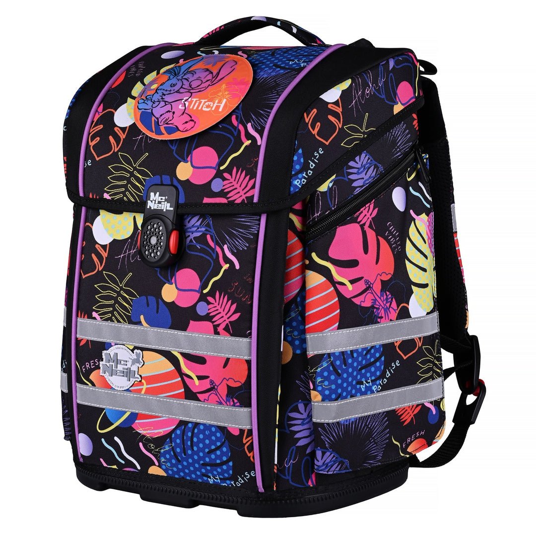 Mcneill Juego De Mochila Escolar Perfecto 5tlg. Disney-Stitch Iii