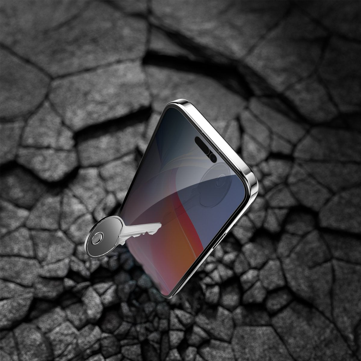 4smarts Second Glass Privacy Mit Montagerahmen Iphone 16