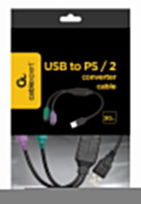 EAN 8716309092579 - Gembird UAPS12-BK cable ps/2 0,3 m 2x 6-p Mini-DIN USB A Negro, Verde, Púrpura imagen 2