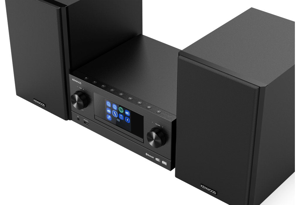 Kenwood M-9000s Smart Micro Hifi-Symem Mit Dab+, Wifi, Internetradio Negro