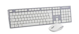 Ensemble Teclado - Ratón Inalámbrico T Nb Classy (Gris/Blanco)