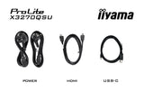 EAN 4948570123643 - iiyama ProLite X3270QSU-B1 pantalla para PC 80 cm (31.5") 2560 x 1440 Pixeles Wide Quad HD LED Negro imagen 14
