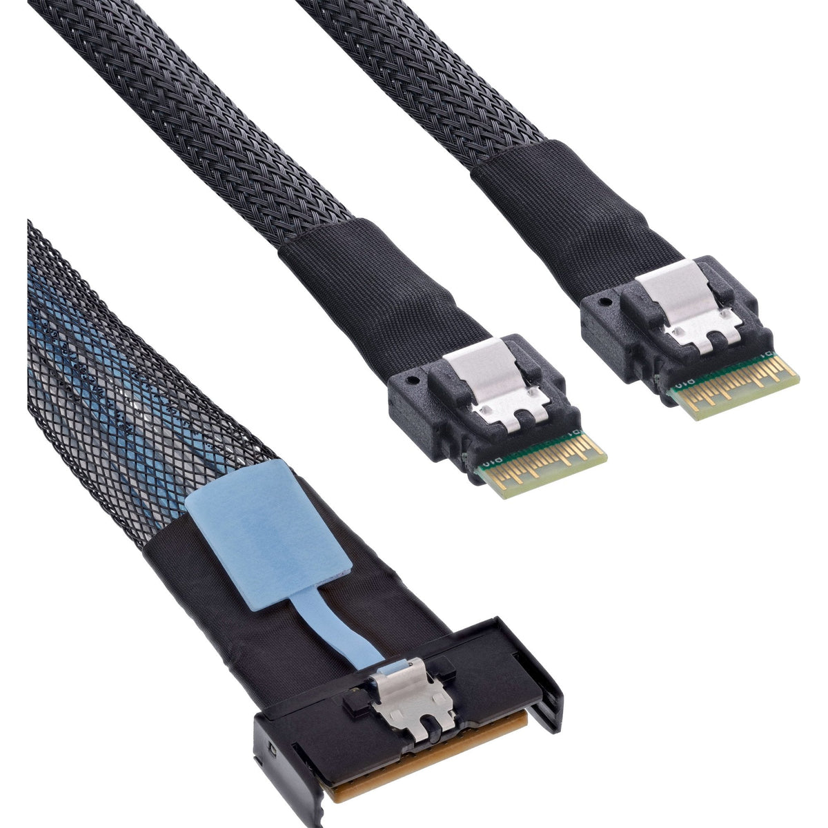 Cable Mcio X8 Macho A 2x 4i Sff-8654  0,75 Metro Inline