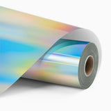 Loklik Permanent Adhesive Vinyl Holographic - Iridescent Silver