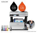 Impresora Multifuncion Epson Ecotank L6490, 4 En 1, Wi-Fi, Blanco Y Negro