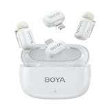 Boya Wireless Micrófono Mini-13 Lightning Usb-C, White