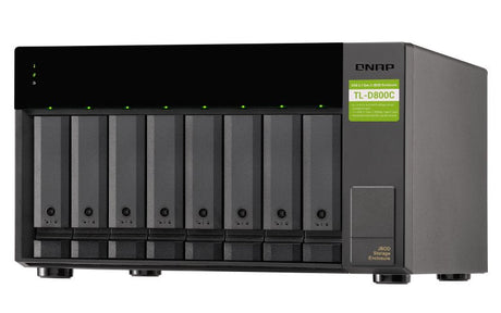 EAN 4713213516188 - QNAP TL-D800C caja para disco duro externo Carcasa de disco duro/SSD Negro, Gris 2.5/3.5" imagen 4