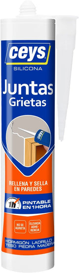 Ceys Juntas Grietas Blanco Cartucho 280ml 505602