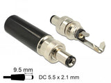 EAN 4043619899135 - DeLOCK 89913 conector DC Negro, Níquel imagen 2