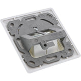 Caja Inline Cat.6a De Empotrar 2x Rj45 Blanco Ral9010