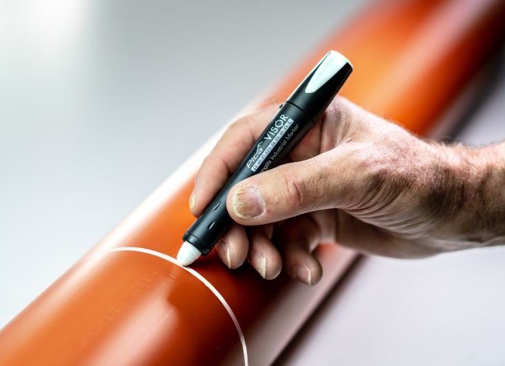 Pica Visor Permanent Marker White