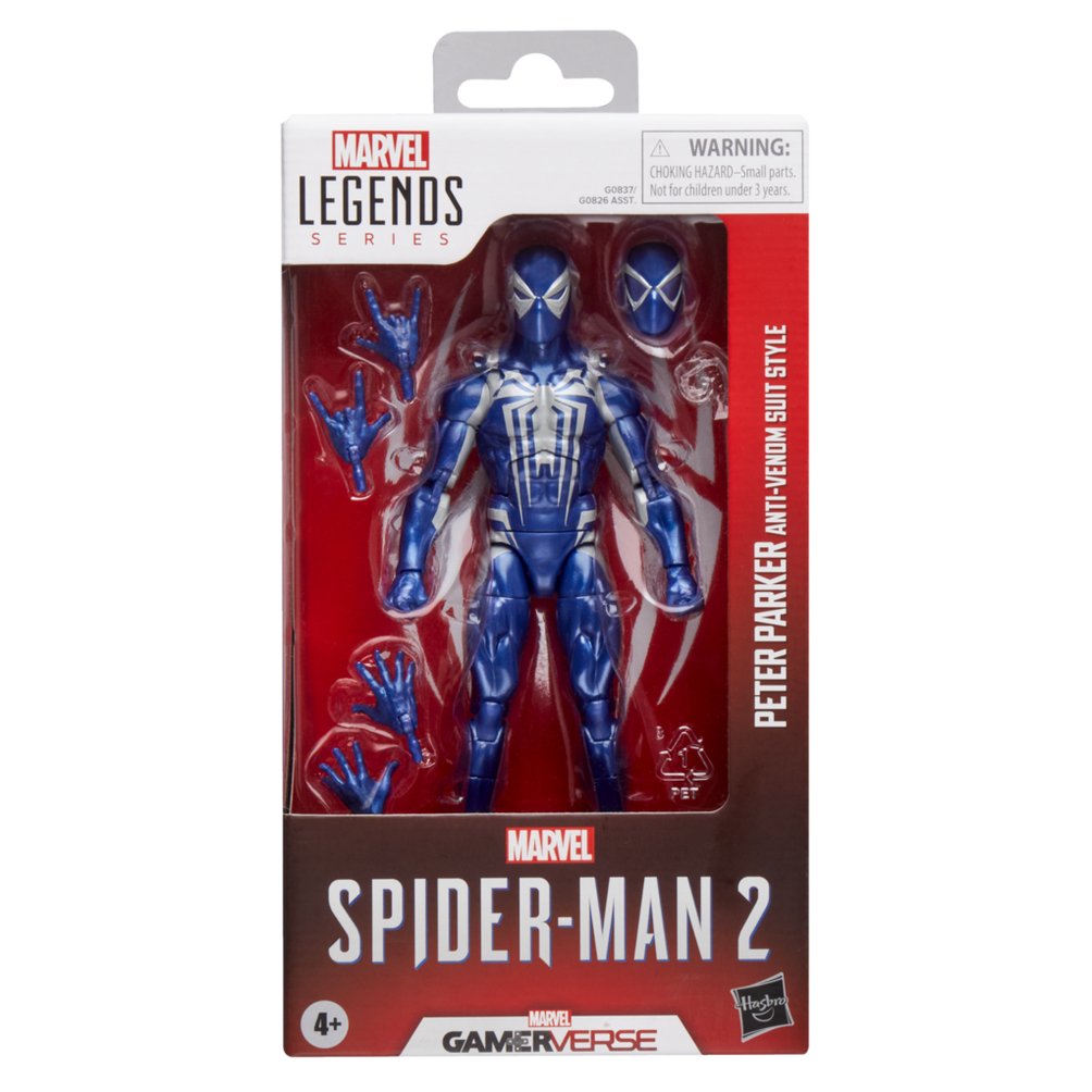 Figura Hasbro Marvel Legends Series Spider Man 2 Peter Parker (Anti Venom Suit Style)