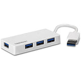 EAN 0710931302394 - Trendnet TU3-H4E hub de interfaz 5000 Mbit/s Blanco imagen 1