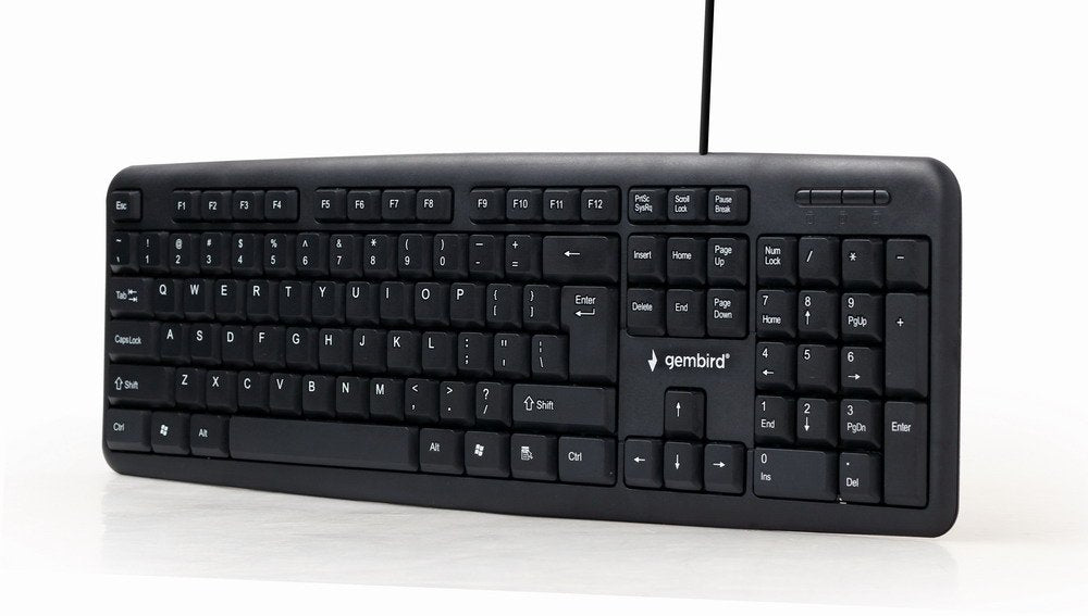 EAN 8716309085830 - Gembird KB-U-103-PT teclado Oficina USB Portugués Negro imagen 2