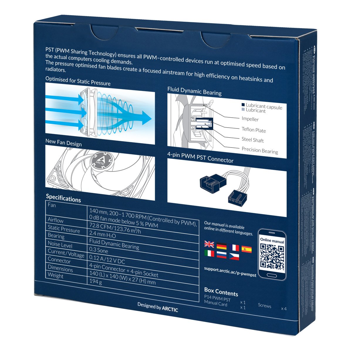 EAN 4895213701563 - ARCTIC P14 PWM PST Carcasa del ordenador Ventilador 14 cm Negro imagen 7
