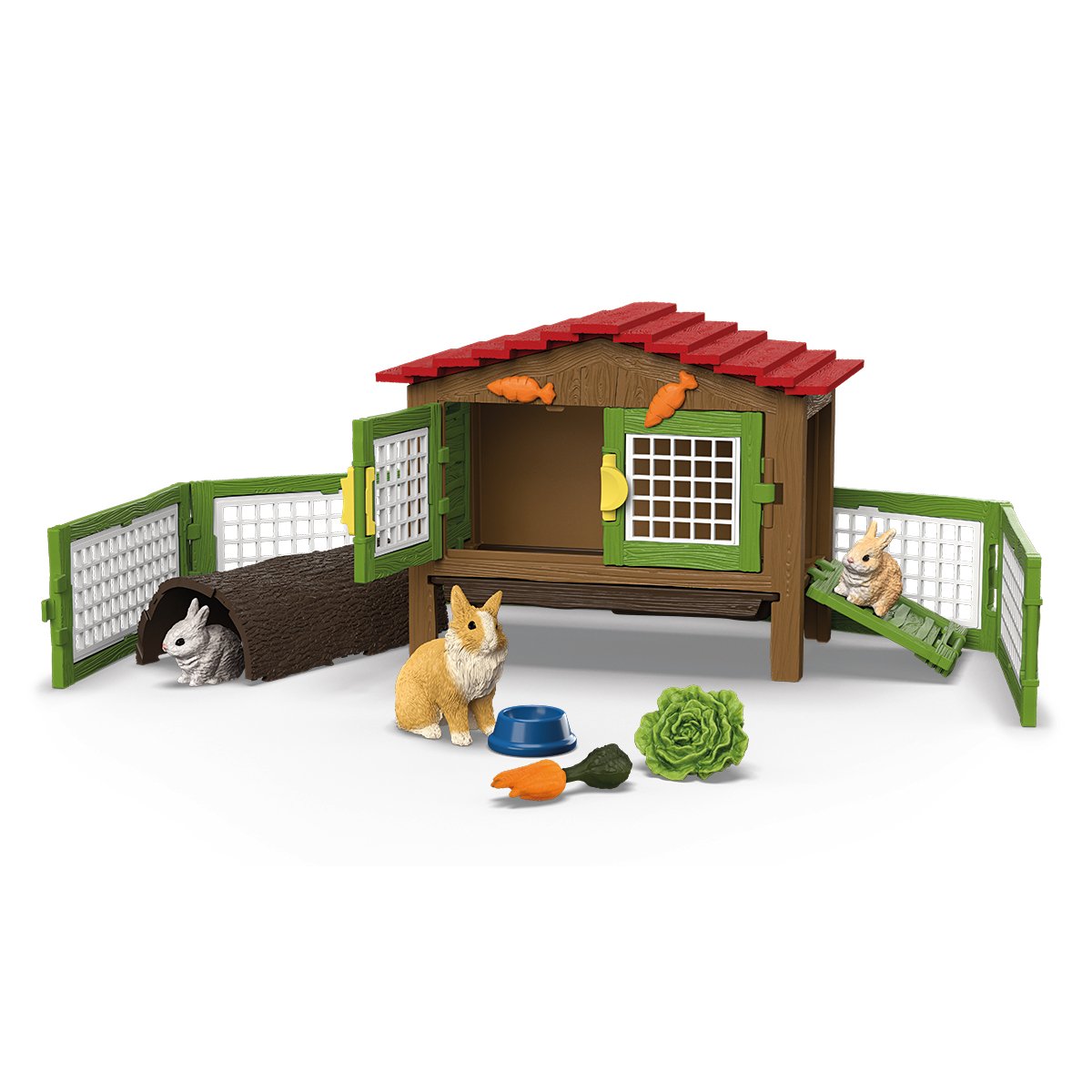 Figura De Juguete De Conejera Schleich Farm World   42728