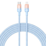 Discolor Series Fast Charging Cable Usb-C To Ip 20w 2m Galaxy Blue