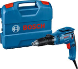 Destornillador  Bosch Professional  Para Paneles De Yeso Gtb 6-50 Professional Azul/Negro, 650 W, En Maletín En Forma De L 06014a2002